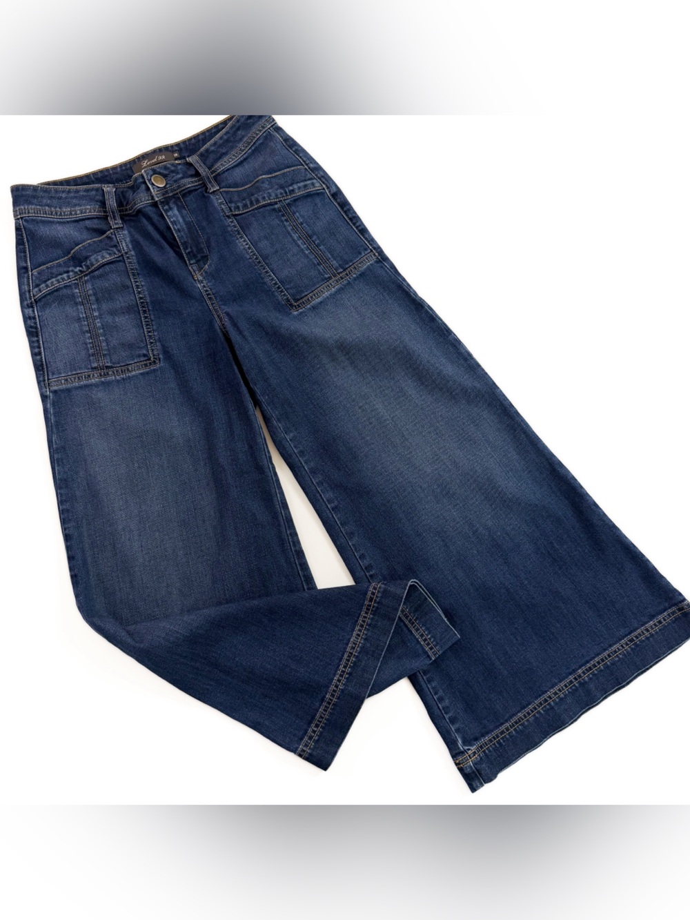 Level 99 Jeans Womens 26 Mid Rise Wide Leg Crop